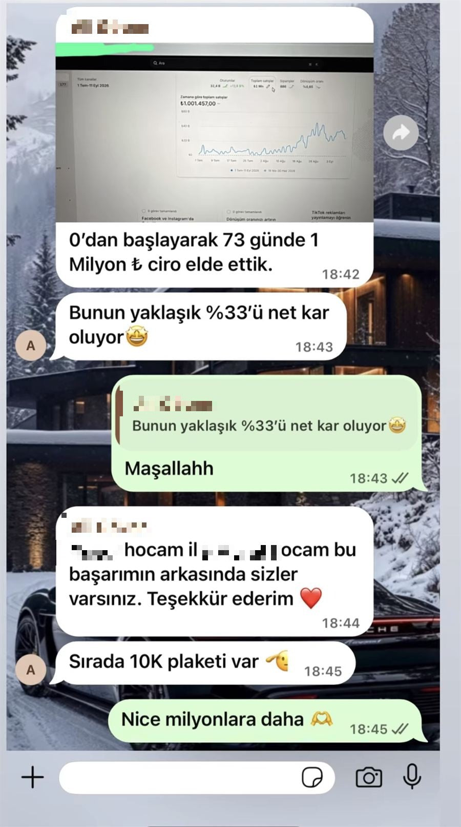 Müşteri mesajı 1