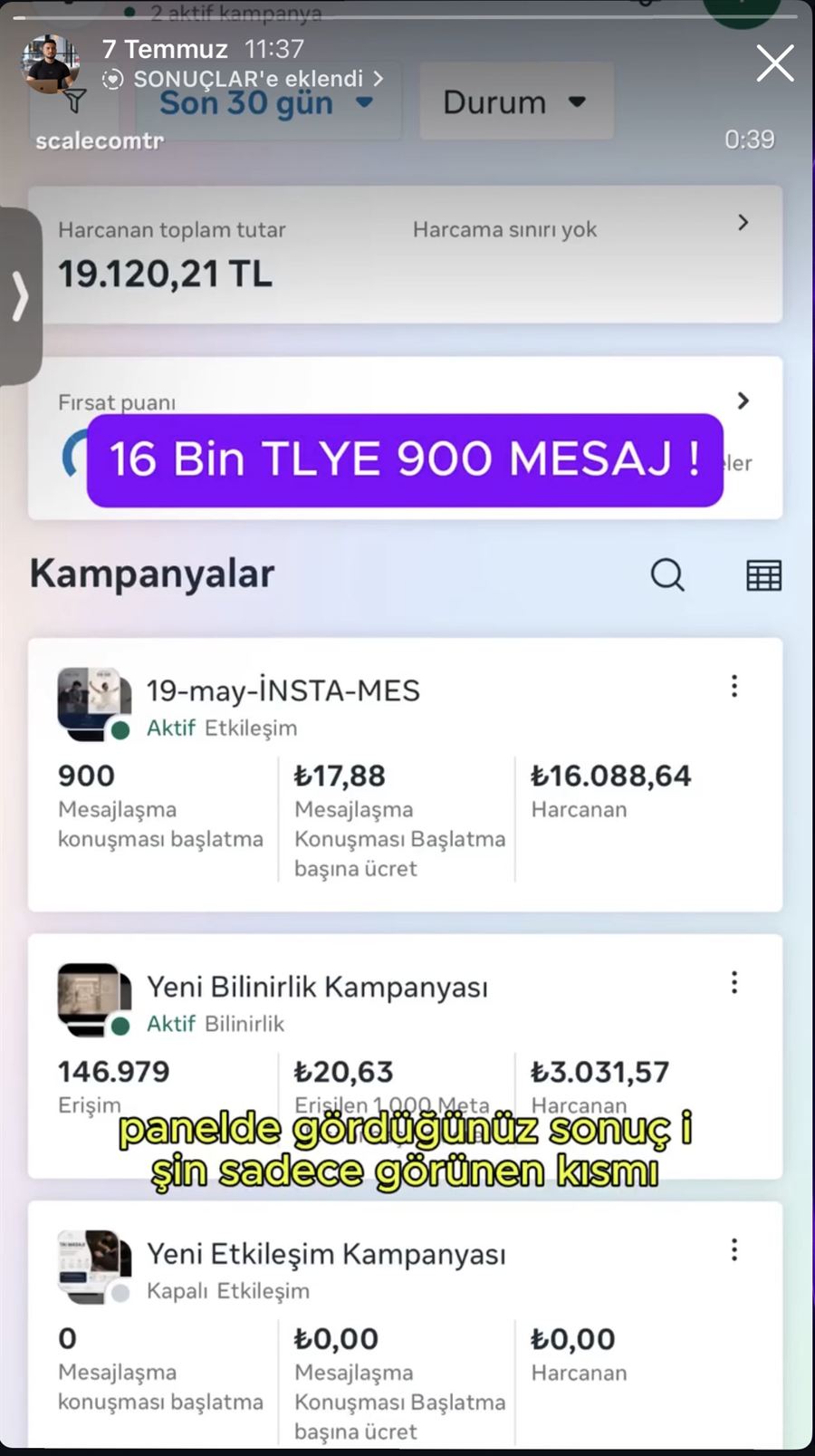 Reklam sonucu 3